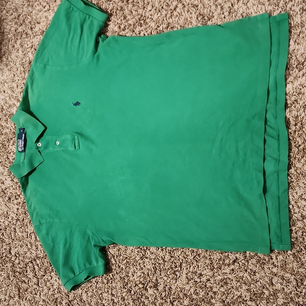 Polo by Ralph Lauren Green Polo Shirt Mens Large